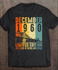 62 Years Old Gifts Vintage December 1960 62Nd Birthday 1