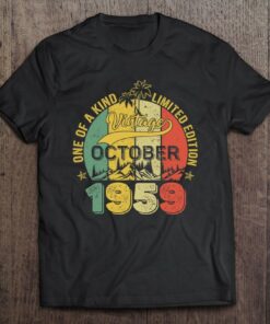 63 Years Old Gifts 63Rd Birthday Vintage October 1959 Limited Edition 1