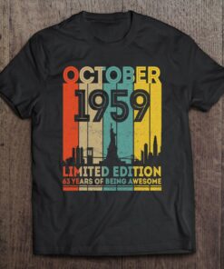 63 Years Old Gifts Vintage October 1959 63Rd Birthday 1