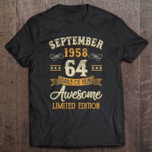 64 Years Old Gifts Vintage September 1958 64Th Birthday 1