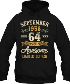 64 Years Old Gifts Vintage September 1958 64Th Birthday 3