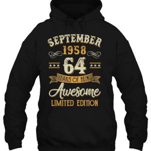 64 Years Old Gifts Vintage September 1958 64Th Birthday 3