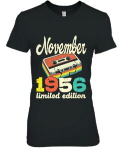 66Th Birthday November 1956 Retro Cassette Limited Edition 2