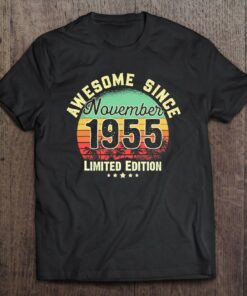 67 Years Old Awesome Since November 1955 67Th Birthday Gifts 1