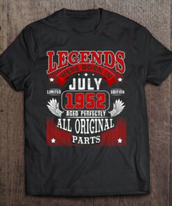 70Th Birthday Gift For Legends Born July 1952 70 Years Old 1