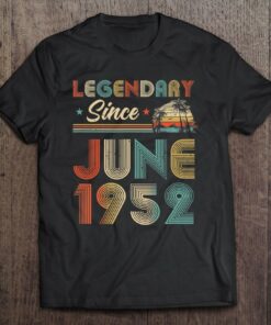 71St Birthday 71 Years Old Legendary Since June 1952 Birthday 1