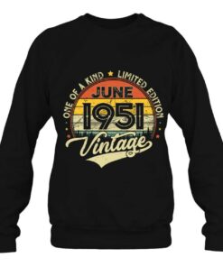 71St Birthday Gifts 71 Years Old Retro Born In June 1951 Birthday 4