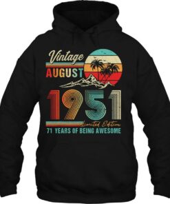 72 Years Old 72Nd Birthday Decoration Vintage August 1951 Birthday 2 72 Years Old 72Nd Birthday Decoration Vintage August 1951 Birthday 3