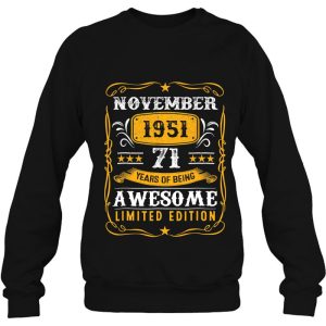 72 Years Old Gifts Vintage November 1951 72Nd Birthday 4