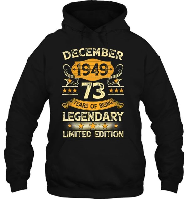 73 Years Old Gifts Vintage December 1949 73Rd Birthday