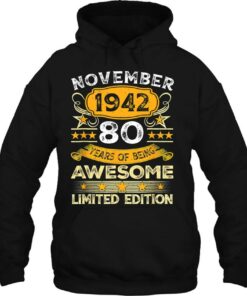 80 Years Old Awesome Since November 1942 80Th Birthday Gift 2 80 Years Old Awesome Since November 1942 80Th Birthday Gift 3