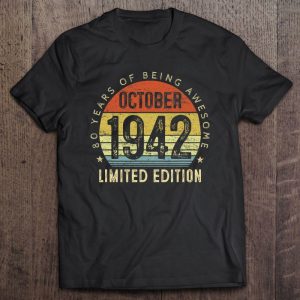 81 Years Old Gifts Vintage October 1942 81St Birthday Gift