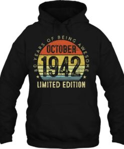 81 Years Old Gifts Vintage October 1942 81St Birthday Gift 3