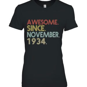 88Th Birthday – 88 Years Old Awesome Since November 1934 Vintage Retro