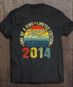 8Th Birthday 8 Years Old Gifts Legend Since September 2014 Birthday Anniversary 1