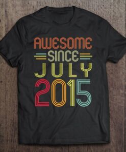 8Th Birthday Gifts Awesome Since July 2015 8 Years Old 1