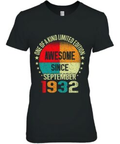 90 Years Awesome Since September 1932 Vintage 90Th Birthday 1 90 Years Awesome Since September 1932 Vintage 90Th Birthday 2