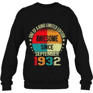 90 Years Awesome Since September 1932 Vintage 90Th Birthday 4