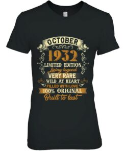 91 Years Old Gift Vintage October 1932 91St Birthday Gifts 1 91 Years Old Gift Vintage October 1932 91St Birthday Gifts 2