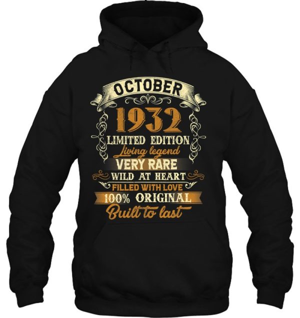 91 Years Old Gift Vintage October 1932 91St Birthday Gifts