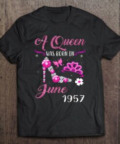 A Queen Was Born In June 1957 66Th Birthday Gift 1