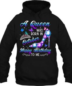 A Queen Was Born In October Birthday Gift October Girl Women 2 A Queen Was Born In October Birthday Gift October Girl Women 3