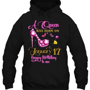 A Queen Was Born On January 17Th Birthday Gift 3