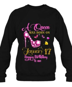 A Queen Was Born On January 17Th Birthday Gift 4