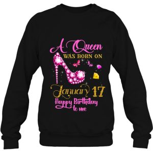 A Queen Was Born On January 17Th Birthday Gift 4