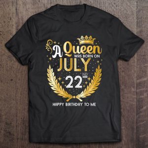 A Queen Was Born On July 22 Cute Girly July 22Nd Birthday 1