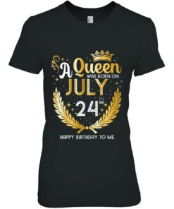 A Queen Was Born On July 24 Cute Girly July 24Th Birthday 2