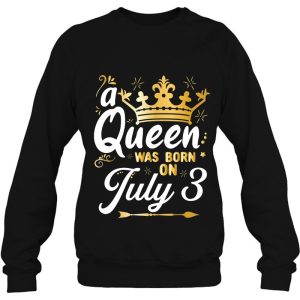 A Queen Was Born On July 3 Cute Girly July 3Rd Birthday 4