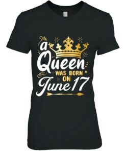 A Queen Was Born On June 17 Cute Girly June 17Th Birthday 2