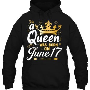 A Queen Was Born On June 17 Cute Girly June 17Th Birthday 3