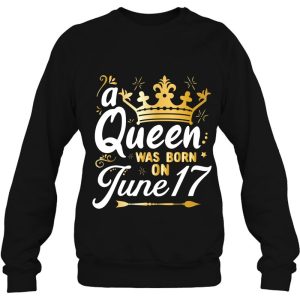 A Queen Was Born On June 17 Cute Girly June 17Th Birthday 4