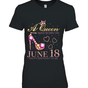 A Queen Was Born On June 18 Happy Birthday To Me, 18Th June Tank Top