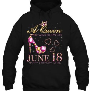 A Queen Was Born On June 18 Happy Birthday To Me 18Th June Tank Top 3