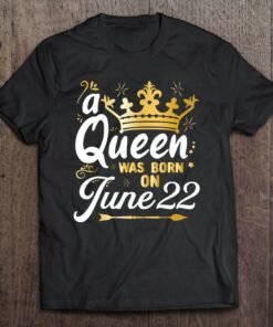 A Queen Was Born On June 22 Cute Girly June 22Nd Birthday 1