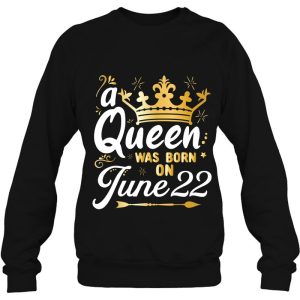 A Queen Was Born On June 22 Cute Girly June 22Nd Birthday 4