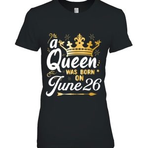 A Queen Was Born On June 26 Cute Girly June 26Th Birthday