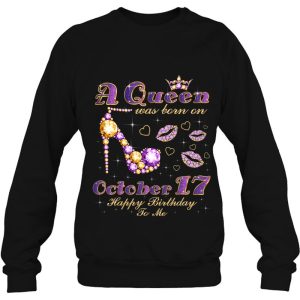 A Queen Was Born On October 17Th Birthday Diamonds 4