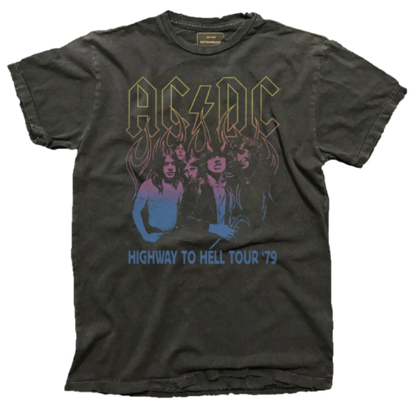ACDC Highway to Hell Tour Black Label Tee