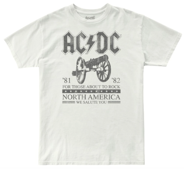 ACDC North American Tour 100% Cotton Unisex Tee