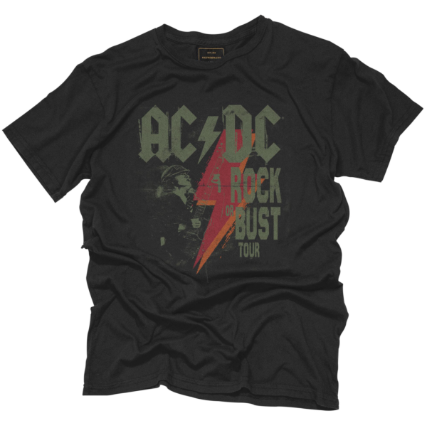 ACDC Rock or Bust Black Label Tee