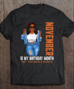 Afro Girl November Is My Birthday Yep The Whole Month 1