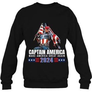 Again American Captain Trump 2024 T Shirt 2