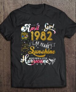 April Girl 1982 Sunflowers Butterflies 40Th Birthday 1