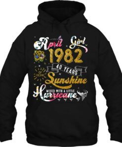 April Girl 1982 Sunflowers Butterflies 40Th Birthday 3