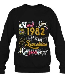 April Girl 1982 Sunflowers Butterflies 40Th Birthday 4