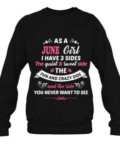 As A June Girl Womens Birthday Gifts Hoody 4